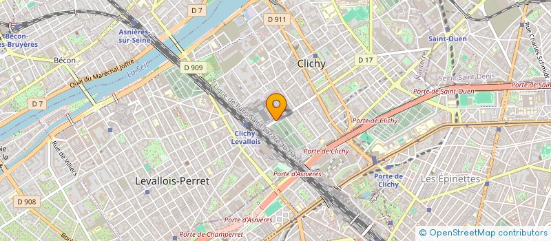 localisation de l'entreprise SYND COPRO 7 RUE HENRI BARBUSSE à CLICHY