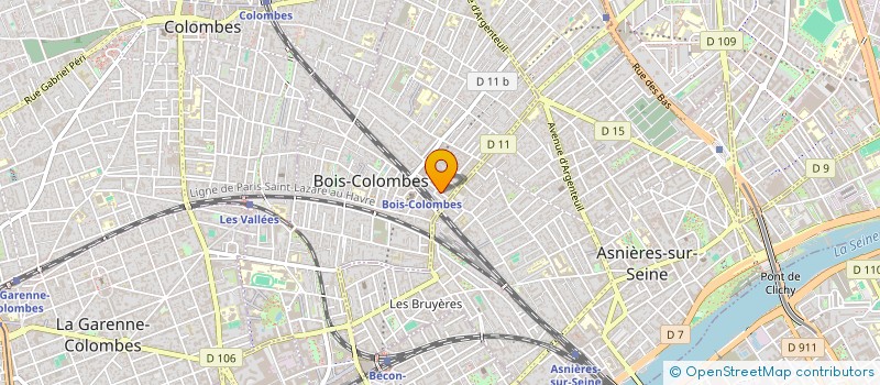 localisation de l'entreprise SYND COPRO 7 RUE MERTENS à BOIS-COLOMBES