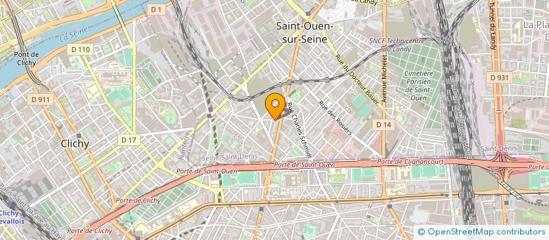 localisation de l'entreprise SYND COPRO 7 RUE RASPAIL à SAINT-OUEN-SUR-SEINE