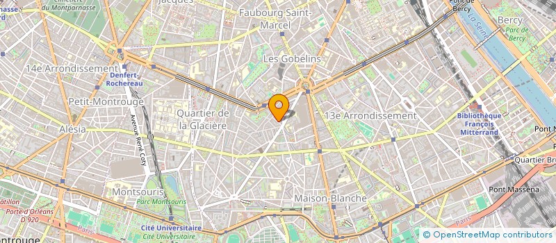 localisation de l'entreprise SYND COPRO 7 RUE SIMONET PARIS 13  PARIS