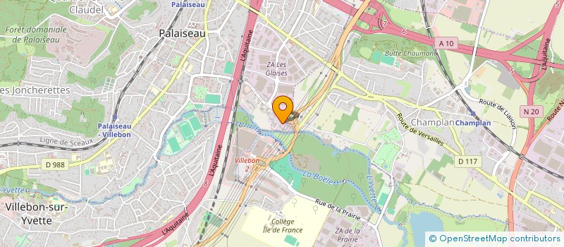 localisation de l'entreprise SYND COPRO 7 VOIE LA CARDON à PALAISEAU