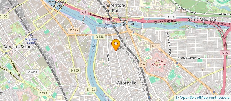 localisation de l'entreprise SYND COPRO 70 72 R P VAILLANT COUTURIER  ALFORTVILLE