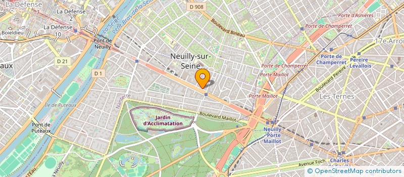 localisation de l'entreprise SYND COPRO 70 A 80 AV CHARLES DE GAULLE à NEUILLY-SUR-SEINE