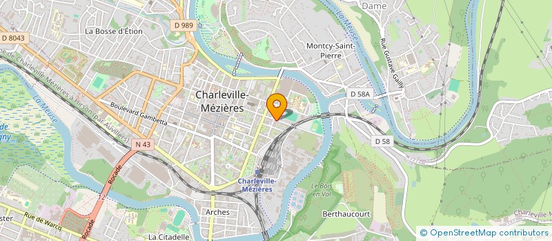 localisation de l'entreprise SYND COPRO 70 AV DU PETIT BOIS à CHARLEVILLE-MEZIERES