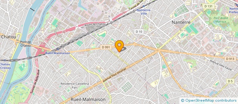 localisation de l'entreprise SYND COPRO 70 BD NATIONAL  NANTERRE