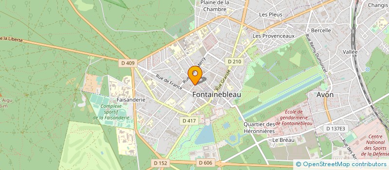localisation de l'entreprise SYND COPRO 70 RUE ST HONORE FONTAINEBLEA  FONTAINEBLEAU
