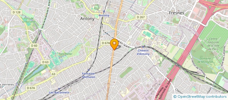 localisation de l'entreprise SYND COPRO 71 A 73 AV DIVISION LECLERC à ANTONY