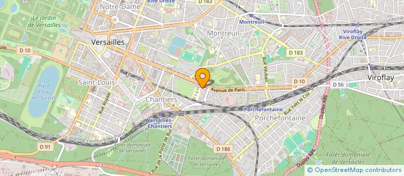 localisation de l'entreprise SYND COPRO 72 AV DE PARIS à VERSAILLES