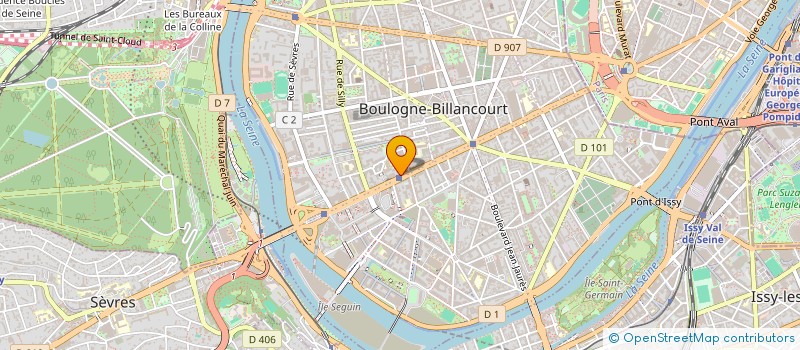 localisation de l'entreprise SYND COPRO 72 AV GAL LECLERC à BOULOGNE-BILLANCOURT