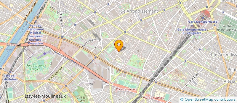 localisation de l'entreprise SYND COPRO 72 RUE OLIVIER DE SERRES  PARIS