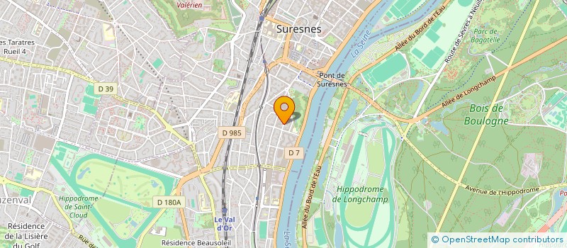 localisation de l'entreprise SYND COPRO 73 B R PASTEUR à SURESNES