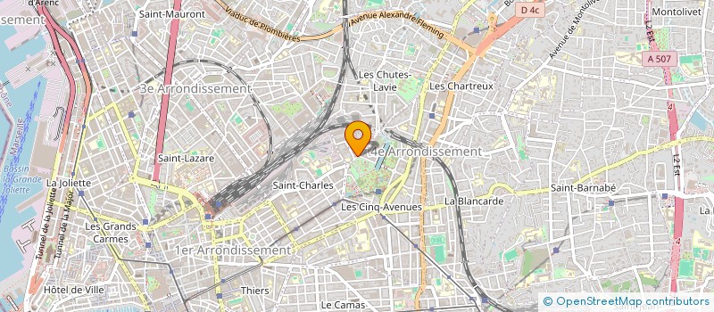 localisation de l'entreprise SYND COPRO 73 BD CAMILLE FLAMMARION à MARSEILLE