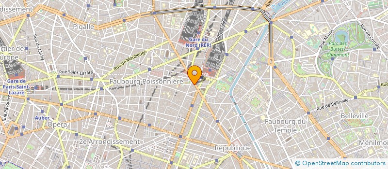 localisation de l'entreprise SYND COPRO 73 BD MAGENTA 75010 PARIS  PARIS