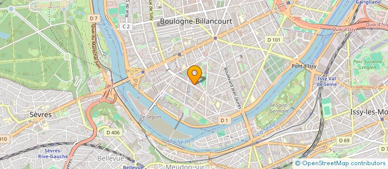 localisation de l'entreprise SYND COPRO 738 RUE YVES KERMEN BOULOGNE à BOULOGNE-BILLANCOURT