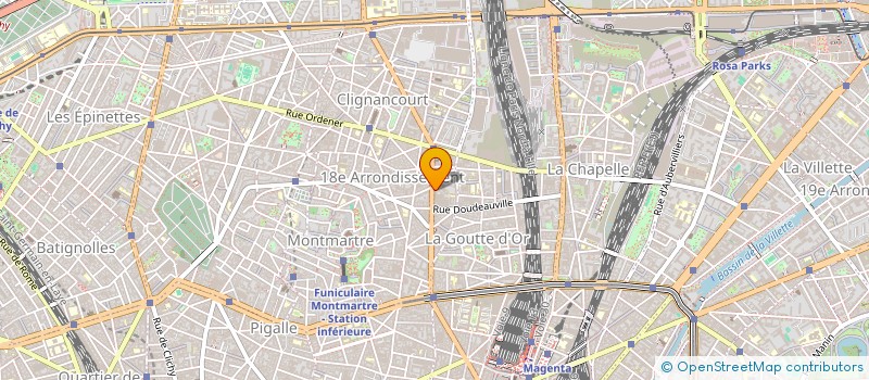 localisation de l'entreprise SYND COPRO 74 BOULEVARD BARBES  PARIS