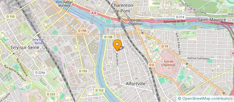 localisation de l'entreprise SYND COPRO 75 RUE VERON  ALFORTVILLE