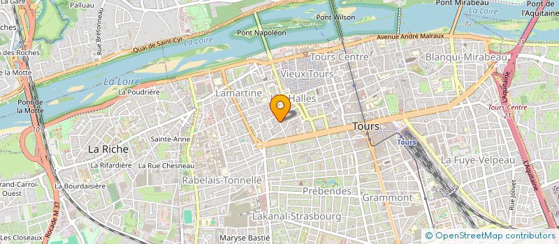 localisation de l'entreprise SYND COPRO 76 R DELPERIER  TOURS