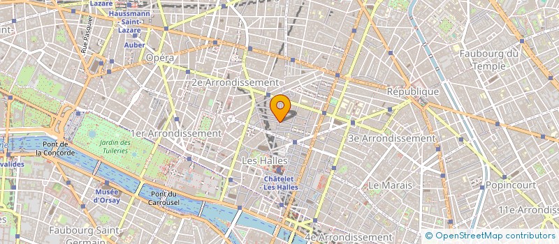 localisation de l'entreprise SYND COPRO 76 RUE MONTORGUEIL  PARIS
