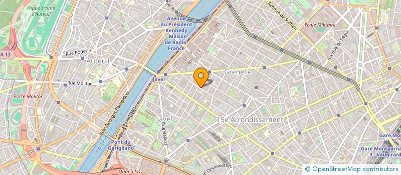 localisation de l'entreprise SYND COPRO 77 79 RUE JAVEL  PARIS