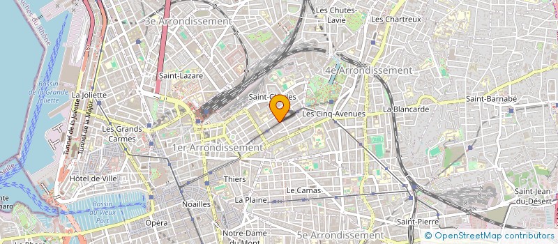 localisation de l'entreprise SYND COPRO 77 BD LONGCHAMP à MARSEILLE
