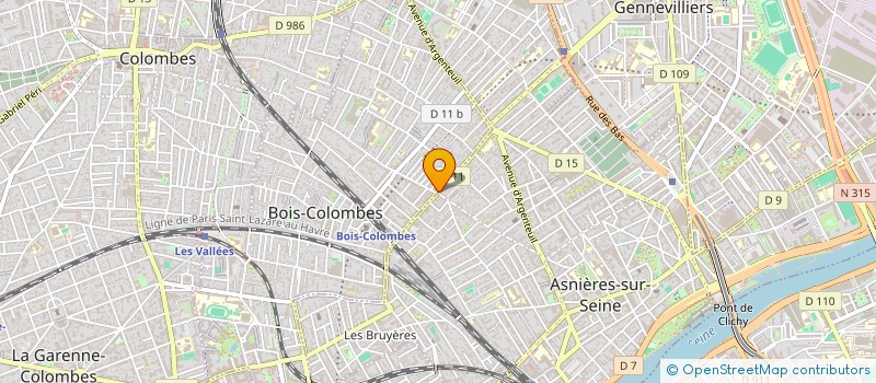 localisation de l'entreprise SYND COPRO 79 RUE DES BOURGUIGNONS à BOIS-COLOMBES