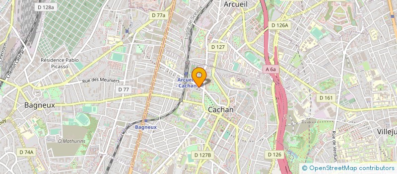 localisation de l'entreprise SYND COPRO 7ET 9 AV CARNOT à CACHAN
