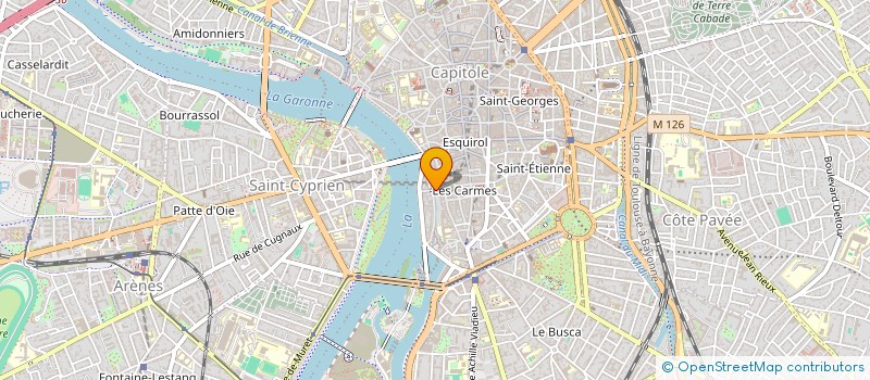 localisation de l'entreprise SYND COPRO 8-10-12 RUE PONT TOUNIS  TOULOUSE