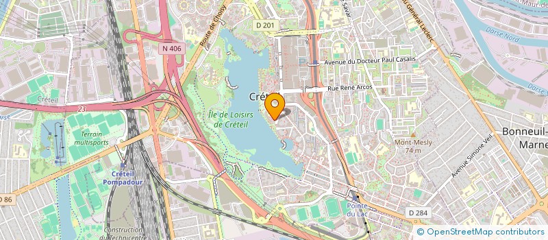 localisation de l'entreprise SYND COPRO 8 14 RUE ROLAND OUDOT  CRETEIL