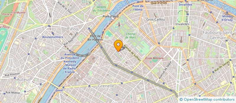 localisation de l'entreprise SYND COPRO 8 A 14 RUE EDGAR FAURE  PARIS