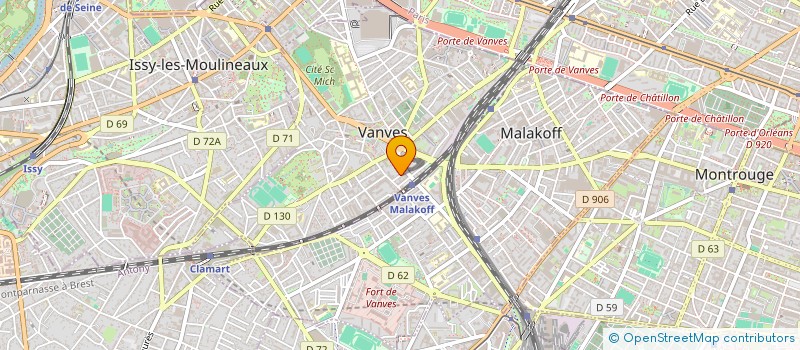 localisation de l'entreprise SYND COPRO 8 ALL DU PROGRES  VANVES