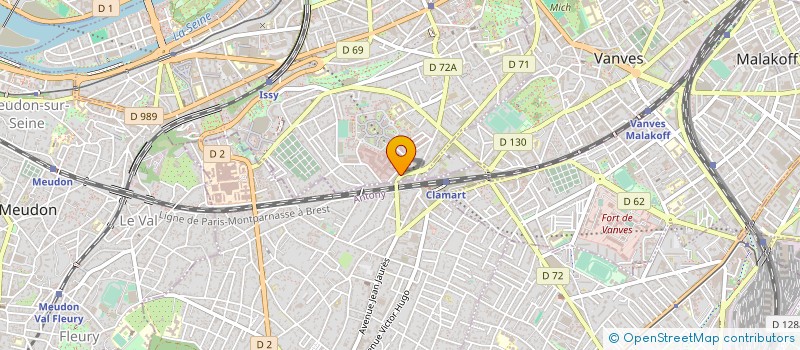 localisation de l'entreprise SYND COPRO 8 AV PROFESSEUR CALMETTE à ISSY-LES-MOULINEAUX