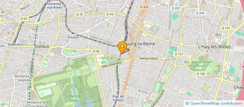 localisation de l'entreprise SYND COPRO 8 B R LAURIN à BOURG LA REINE