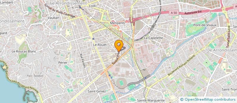localisation de l'entreprise SYND COPRO 8 BD DE LA MAILLANE à MARSEILLE