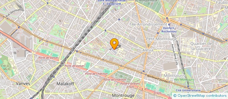 localisation de l'entreprise SYND COPRO 8 DUTHY  PARIS 14