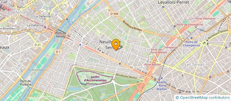localisation de l'entreprise SYND COPRO 8 R DEVES à NEUILLY-SUR-SEINE