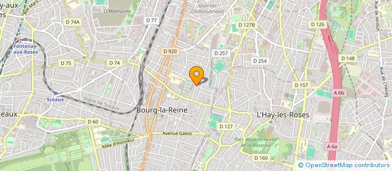 localisation de l'entreprise SYND COPRO 8 R OGER à BOURG-LA-REINE