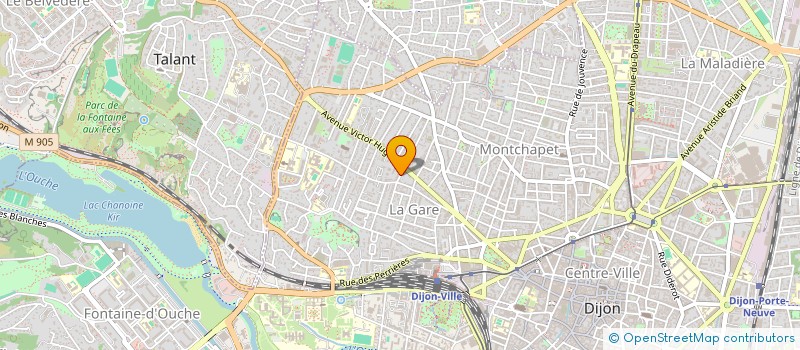 localisation de l'entreprise SYND COPRO 8 R PHILIPPE DE ROUVRES  DIJON