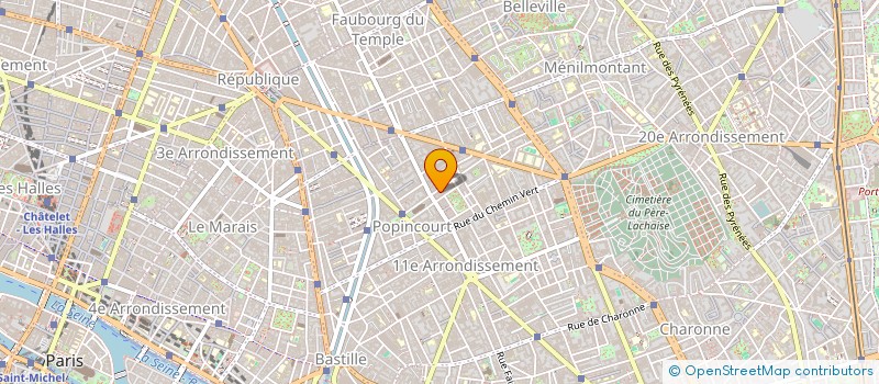 localisation de l'entreprise SYND COPRO 8 R ST AMBROISE PARE  PARIS