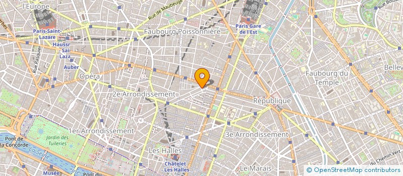 localisation de l'entreprise SYND COPRO 8 RUE CHENIER  PARIS