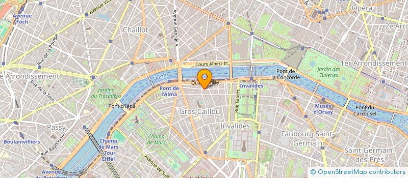 localisation de l'entreprise SYND. COPRO 8 RUE COLONEL COMBES PARIS 7  PARIS