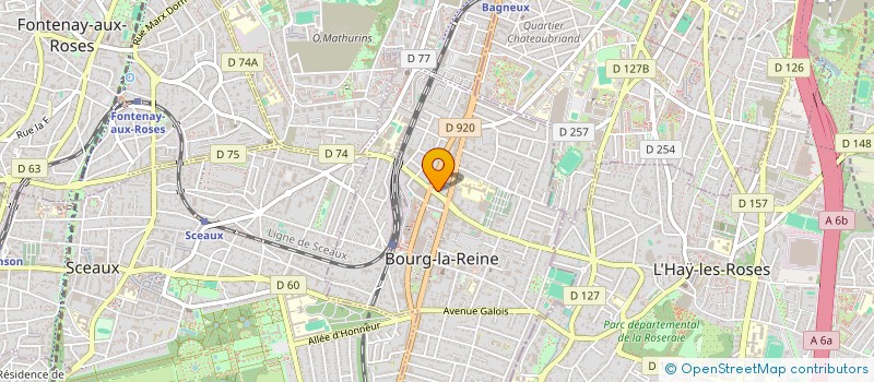 localisation de l'entreprise SYND COPRO 8 RUE DU 8 MAI 1945 à BOURG LA REINE