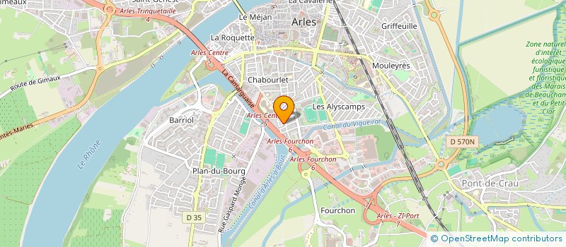 localisation de l'entreprise SYND COPRO 8 RUE FORMIGE  ARLES