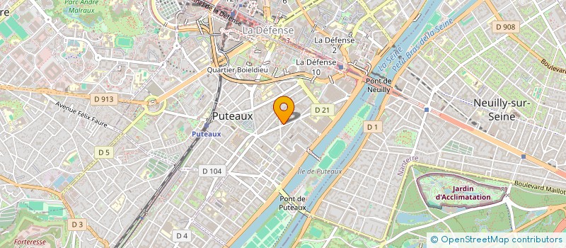 localisation de l'entreprise SYND COPRO 80 R JEAN JAURES  PUTEAUX