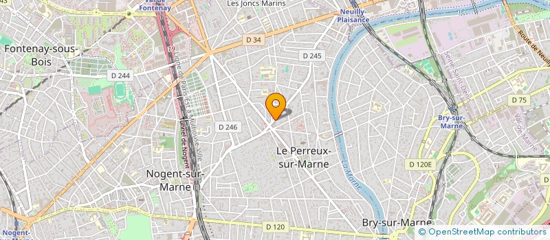 localisation de l'entreprise SYND COPRO 80 RUE LEDRU ROLLIN  LE PERREUX-SUR-MARNE