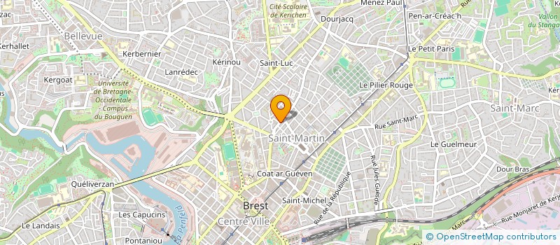 localisation de l'entreprise SYND COPRO 81 RUE GLASGOW à BREST