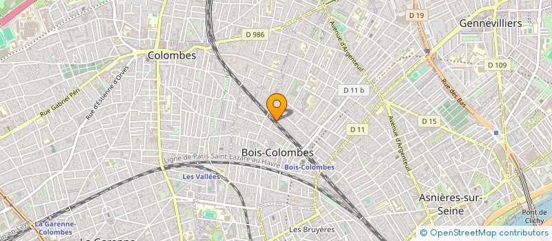 localisation de l'entreprise SYND COPRO 82 AV DE VERDUN à BOIS-COLOMBES