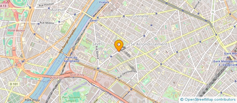 localisation de l'entreprise SYND COPRO 82 AVENUE FELIX FAURE  PARIS