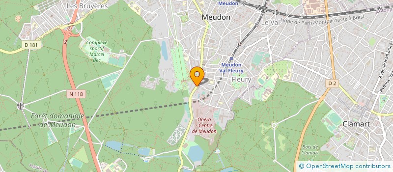 localisation de l'entreprise SYND COPRO 82 R DE LA REPUBLIQUE  MEUDON