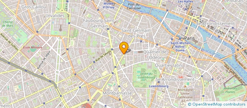 localisation de l'entreprise SYND COPRO 82 RUE DE RENNES  PARIS