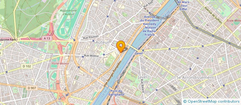 localisation de l'entreprise SYND COPRO 84 AV DE VERSAILLES  PARIS